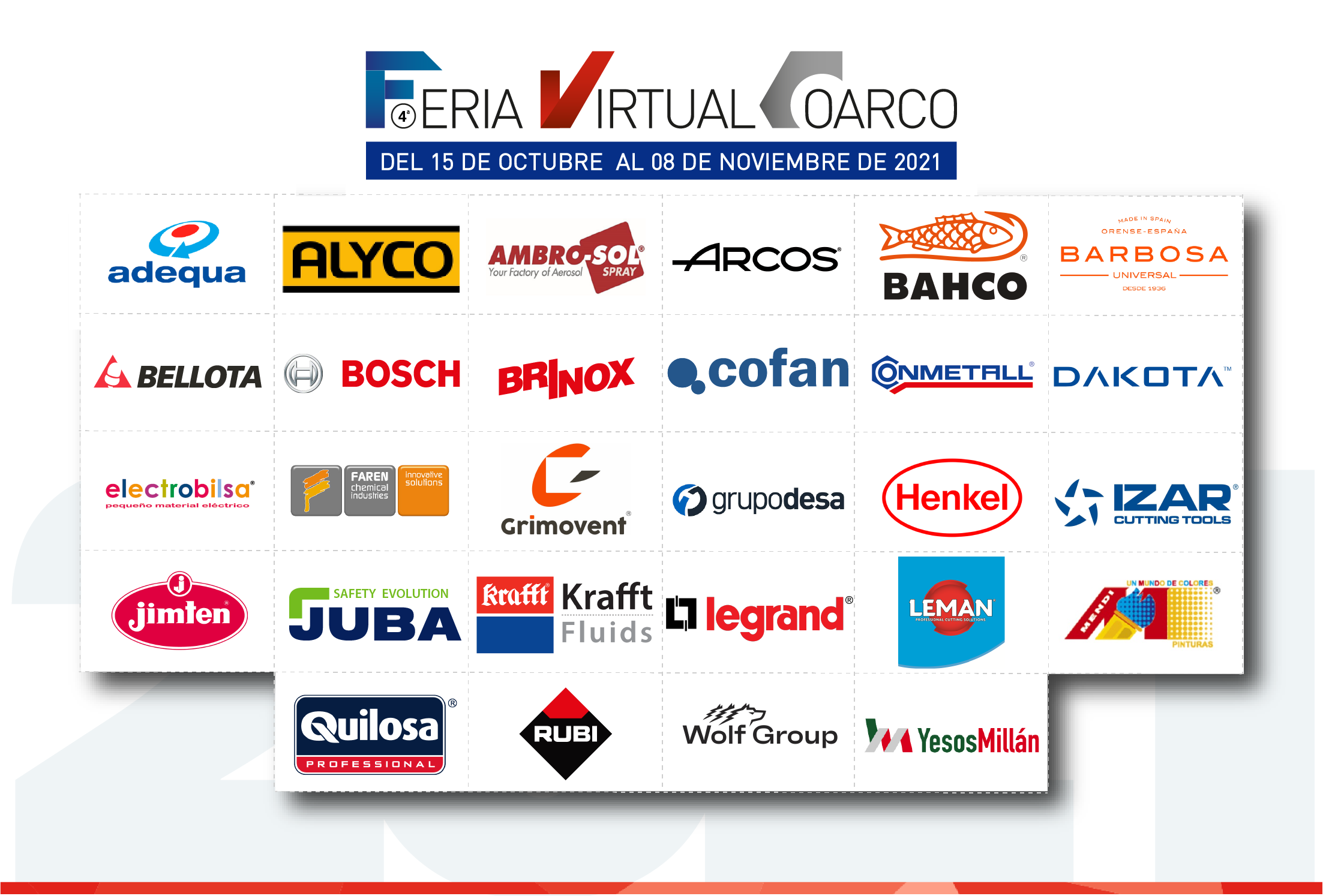 Octubre arranca la 4ª FVC con 100 proveedores participantes.