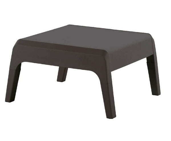 CONJUNTO MUEBLE JARDIN MIAMI TETE A TETE GRAFITO  (2 SILLAS+1MESA)